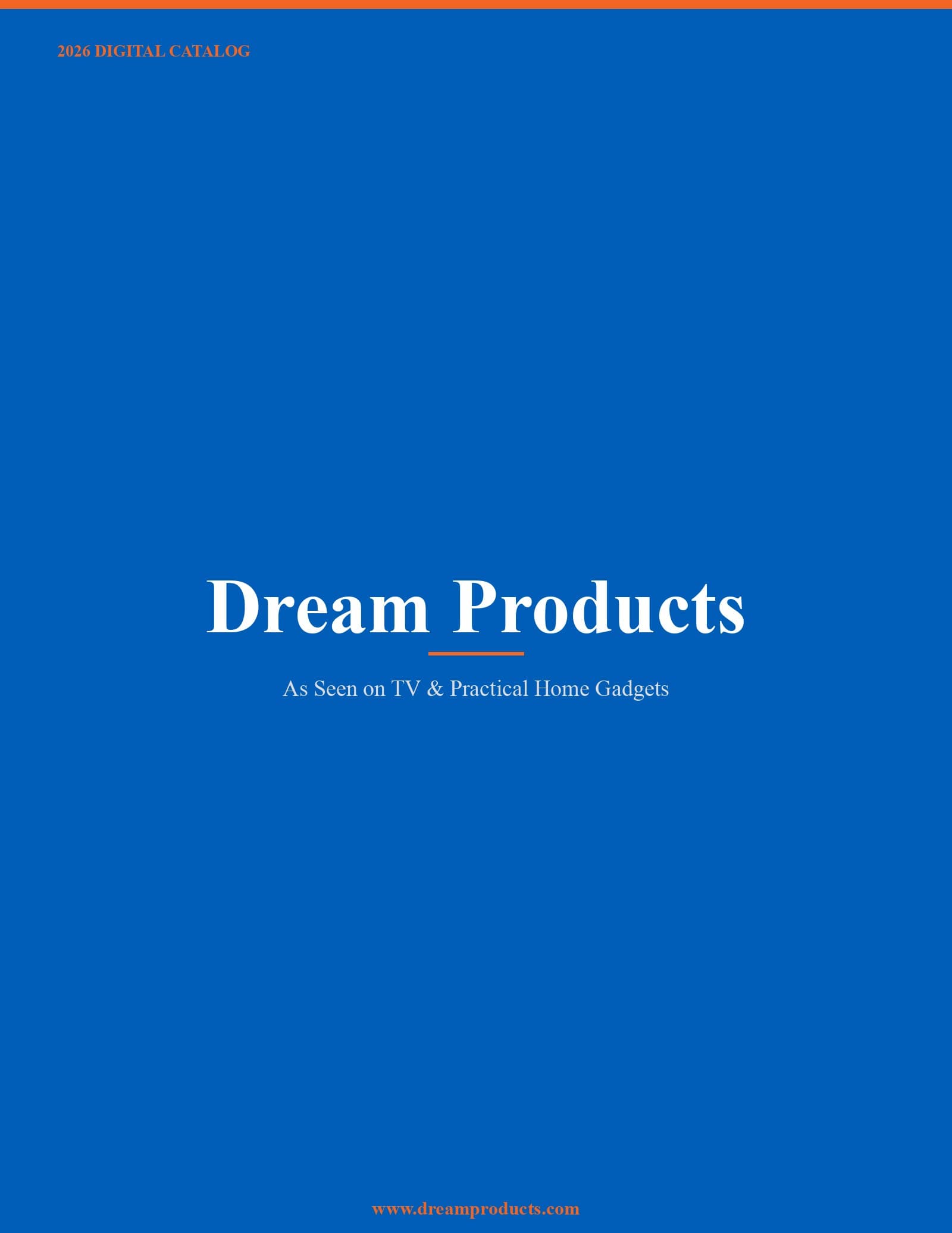 Dream Products 2026 Catalog
