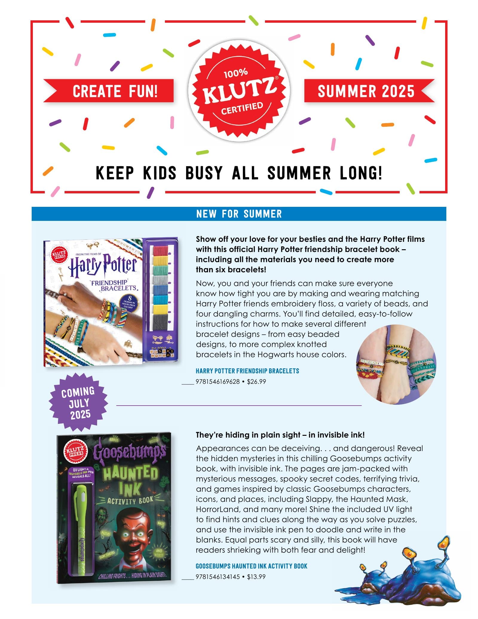 Klutz Summer 2025 Catalog