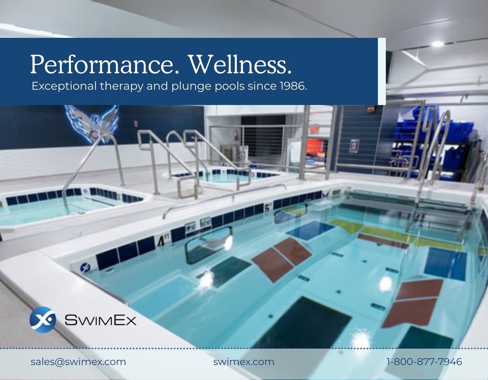 SwimEx Professional Therapy Pools Brochure 2025