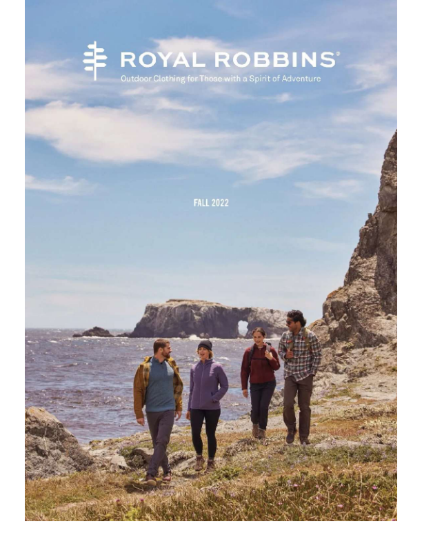 Royal Robbins catalog cover