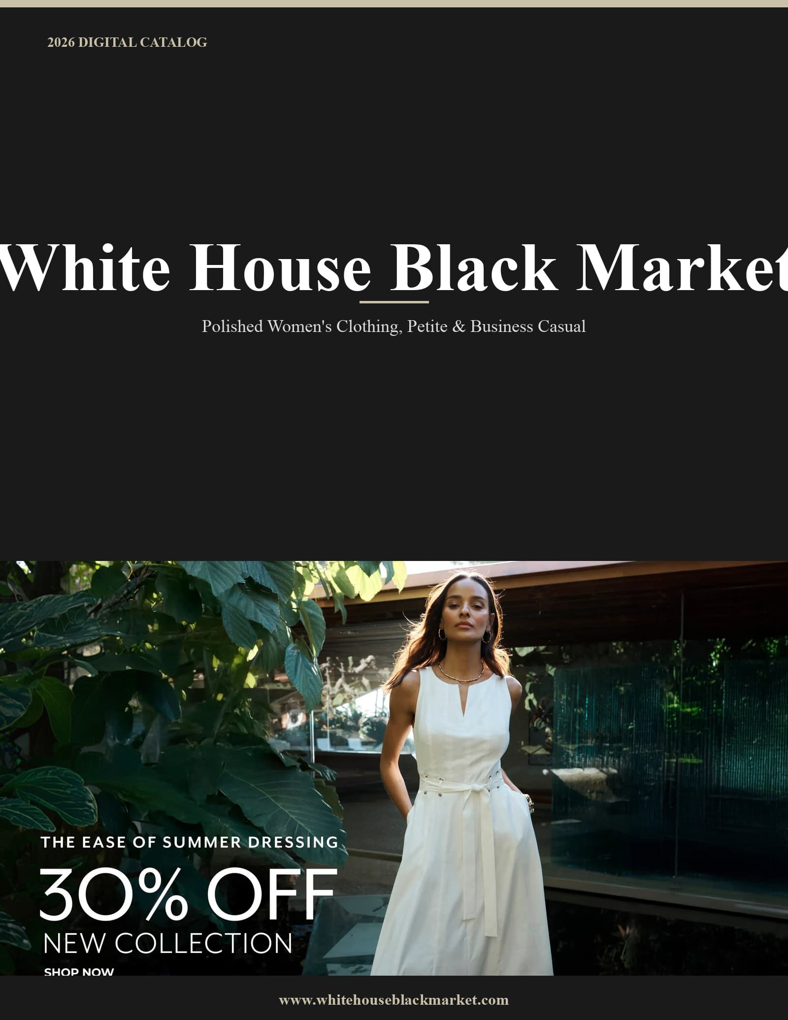 White House Black Market 2026 Catalog