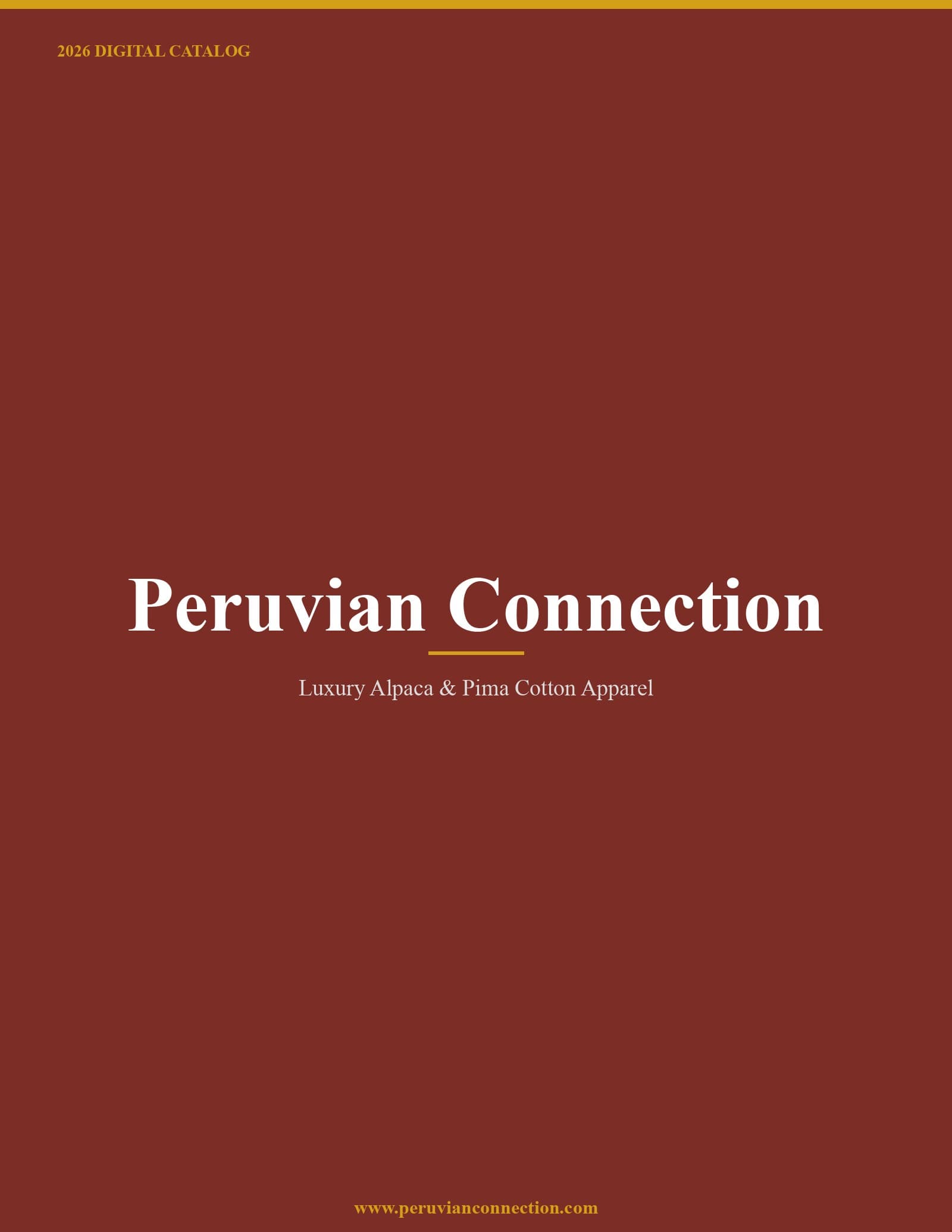 Peruvian Connection 2026 Catalog
