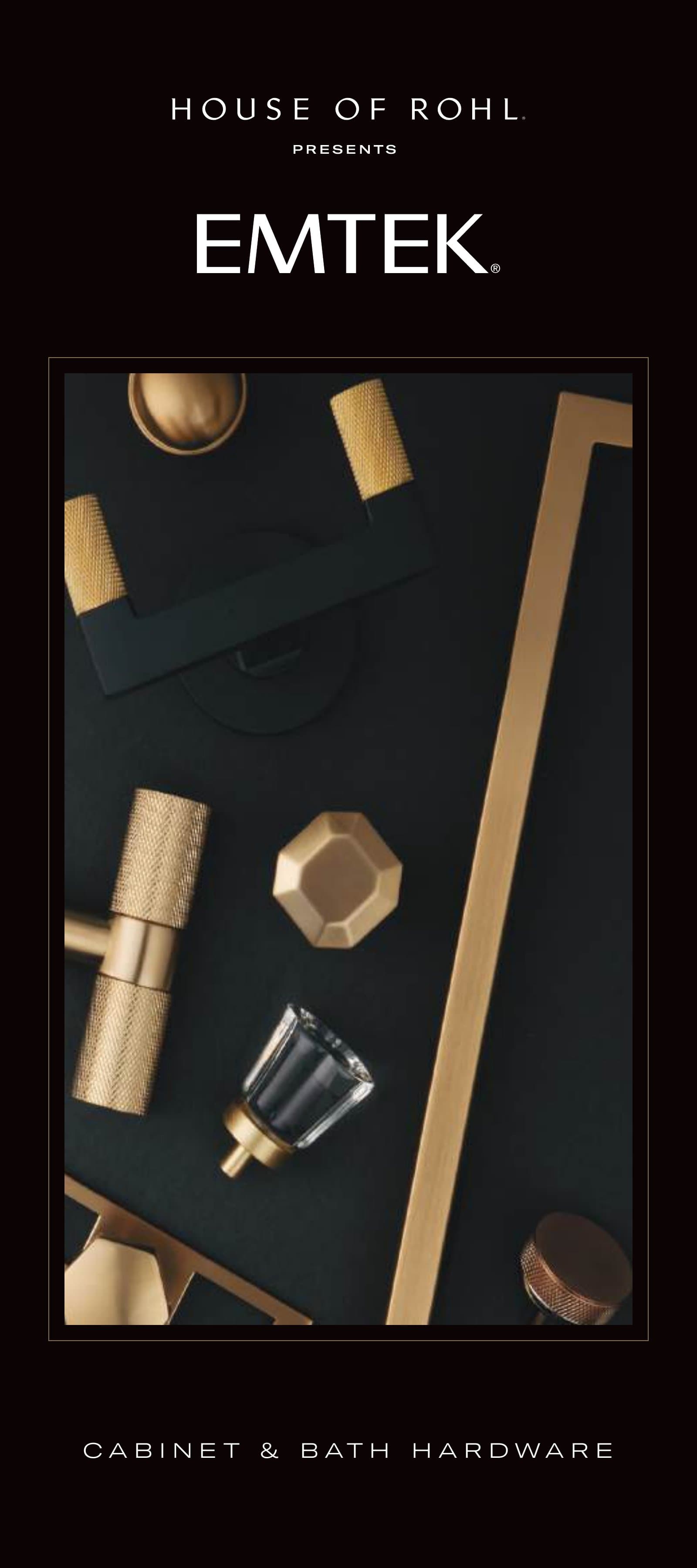 Emtek 2025 Cabinet & Bath Hardware Pocket Booklet