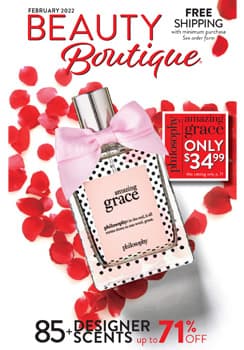 Beauty Boutique catalog cover