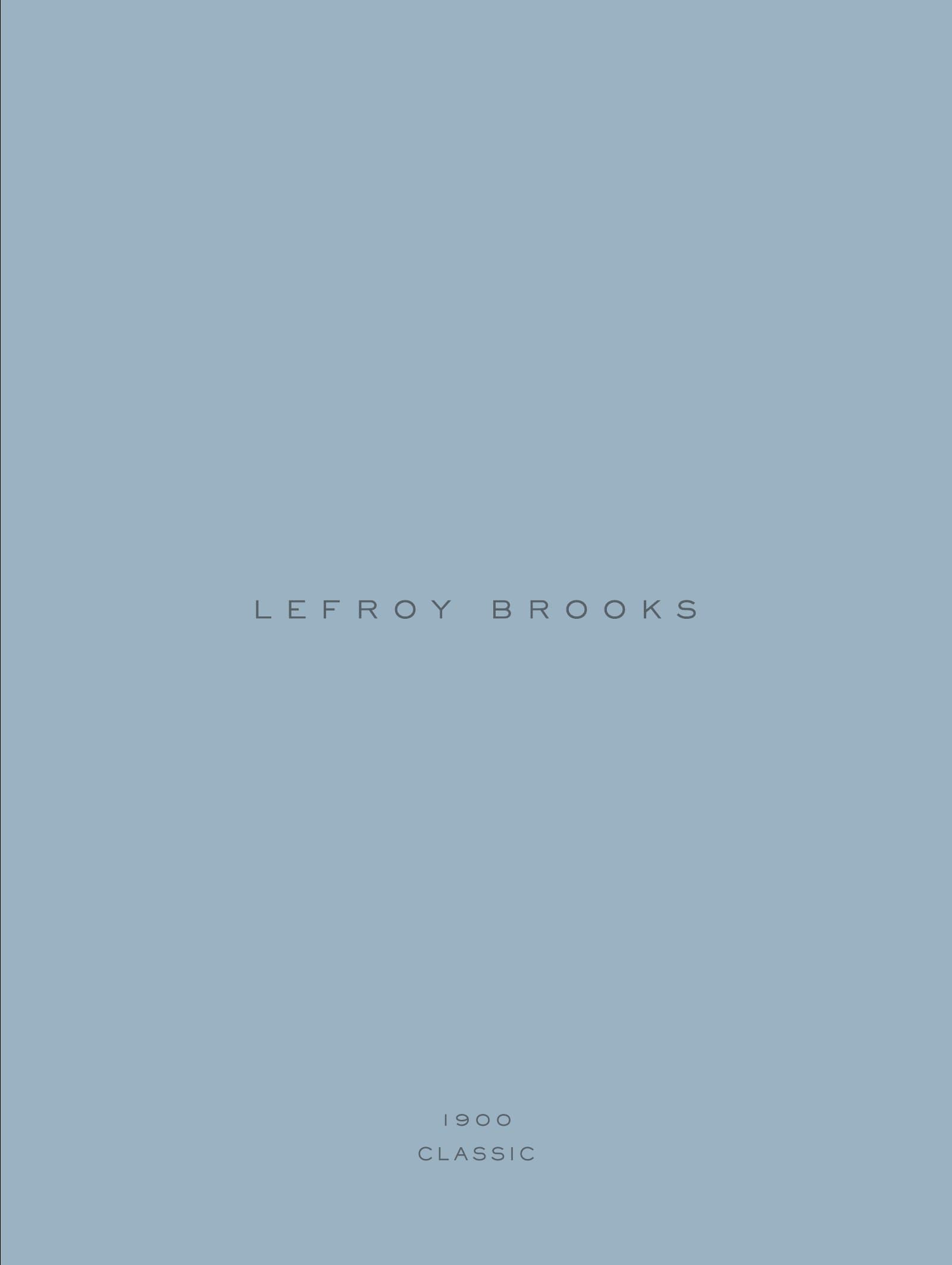Lefroy Brooks 1900 Classic Brochure