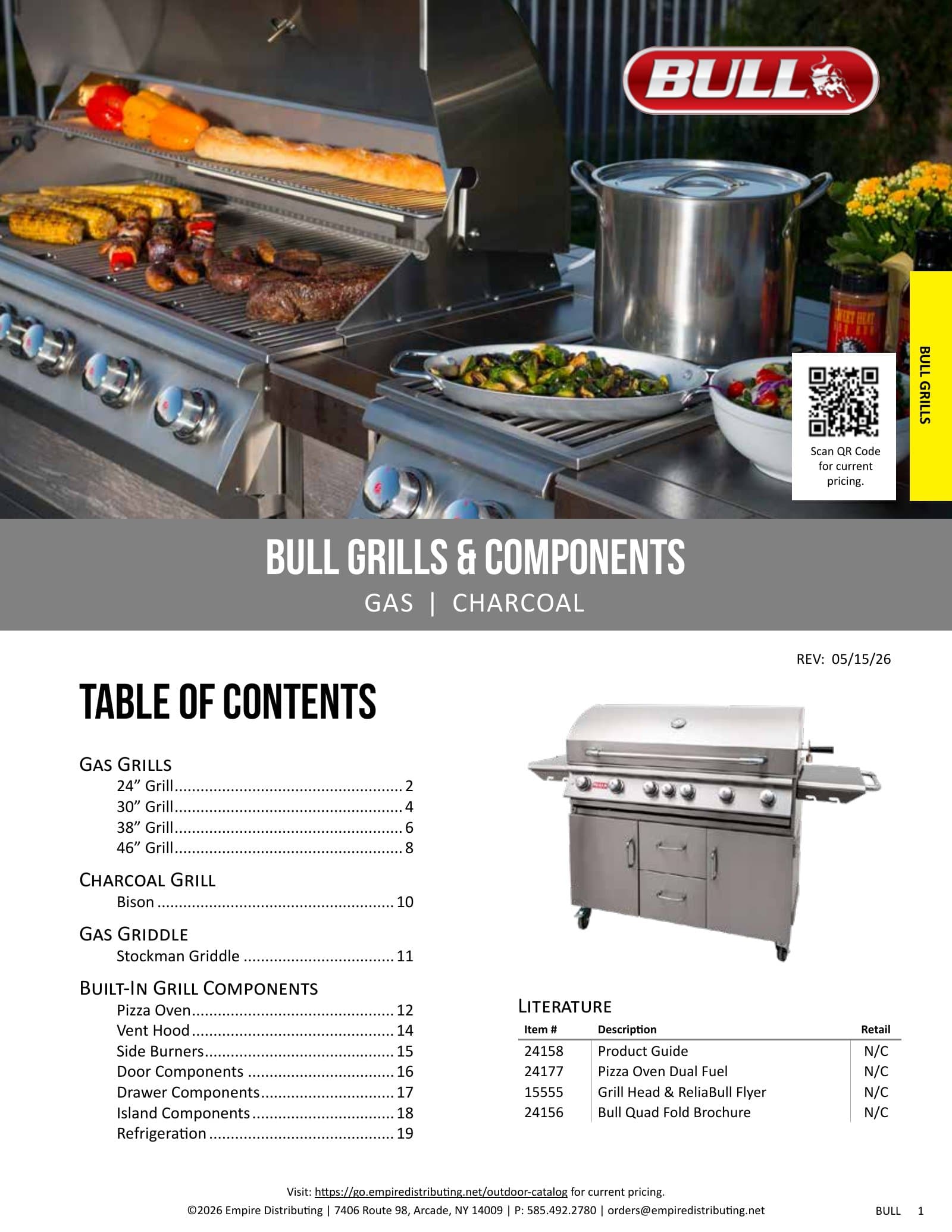 Bull Outdoor 2025 Grill Catalog