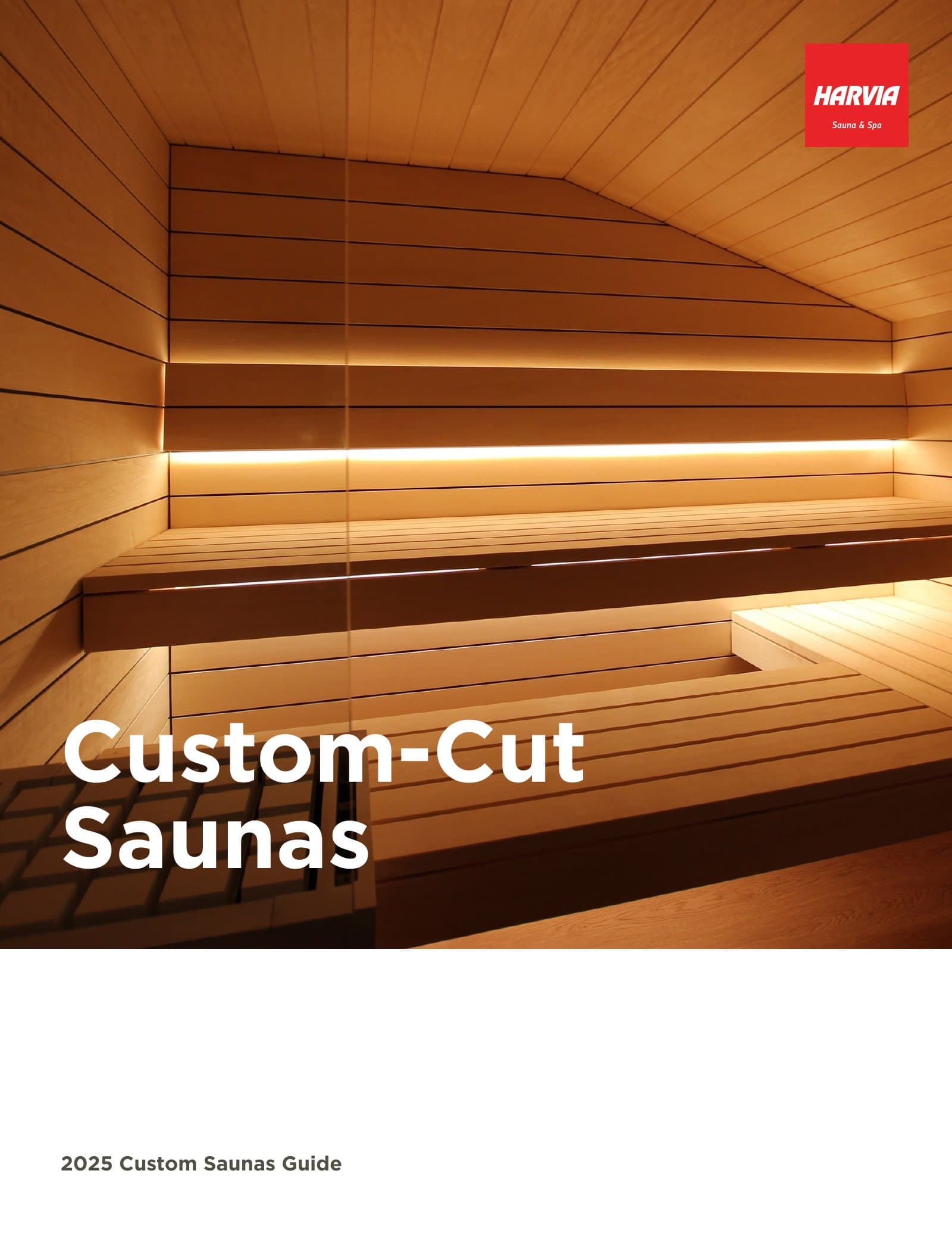 Harvia 2025 Custom-Cut Sauna Guide