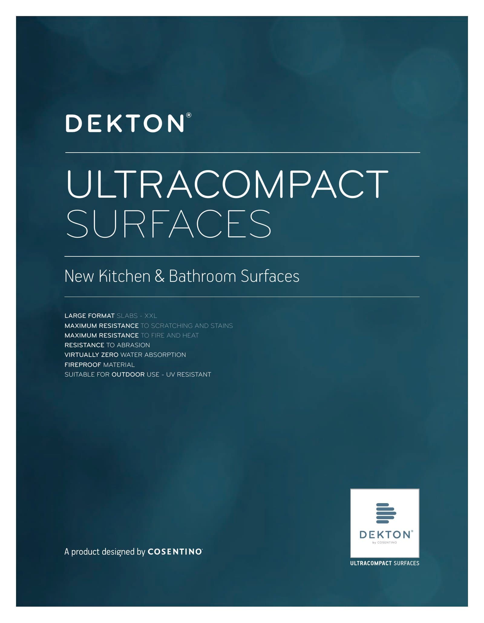 Dekton by Cosentino Kitchen & Bath Ultracompact Surfaces