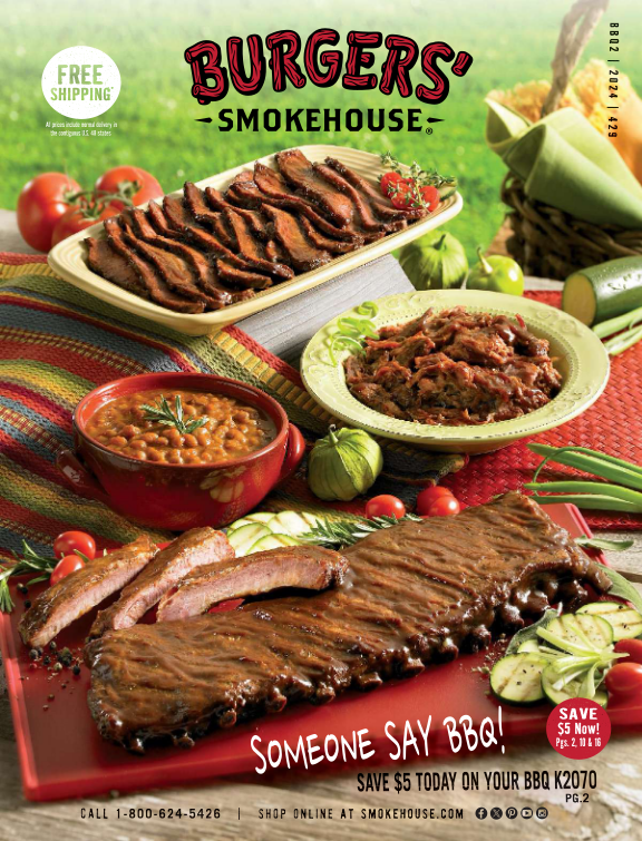 Burgers' Smokehouse catalog cover