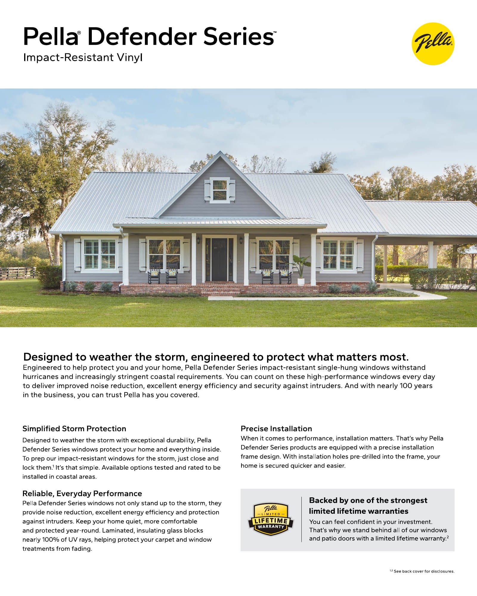 Pella Defender Series Brochure