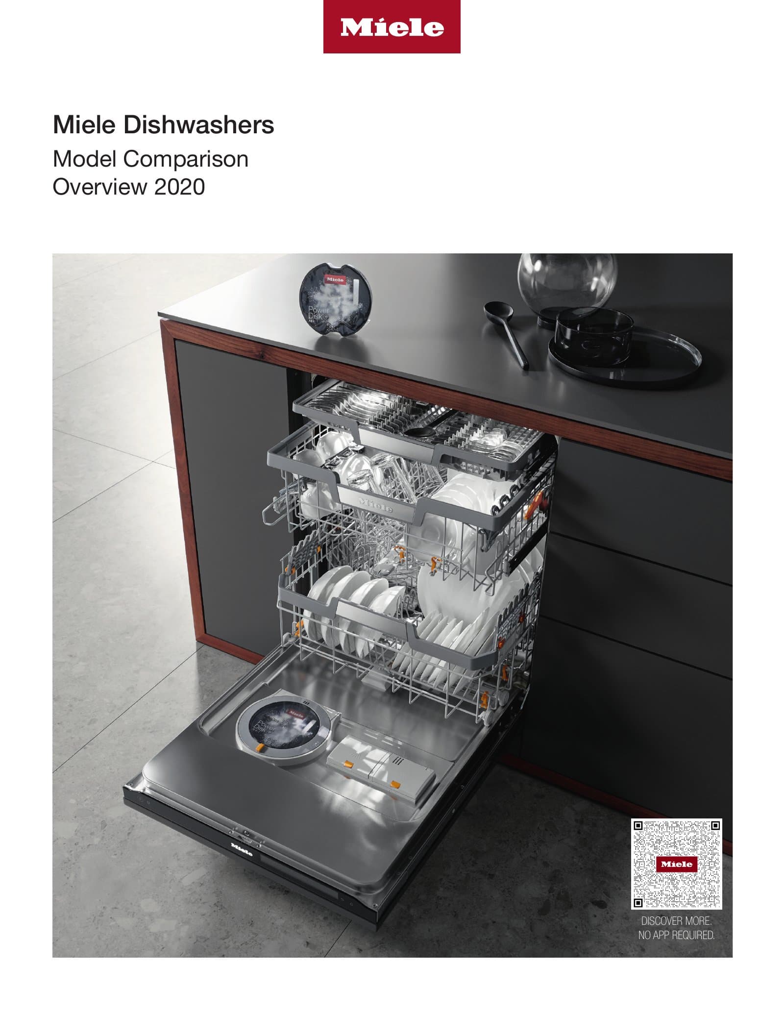 Miele Dishwashers — Model Comparison Overview