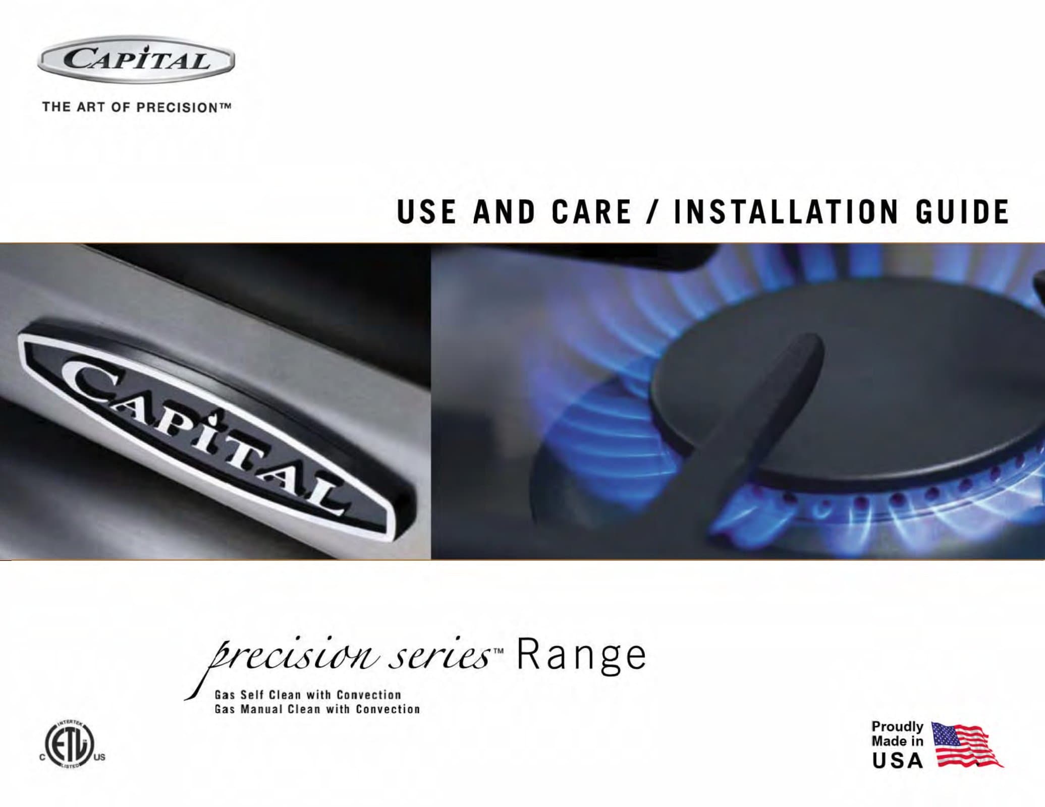 Capital Cooking Precision Series Brochure