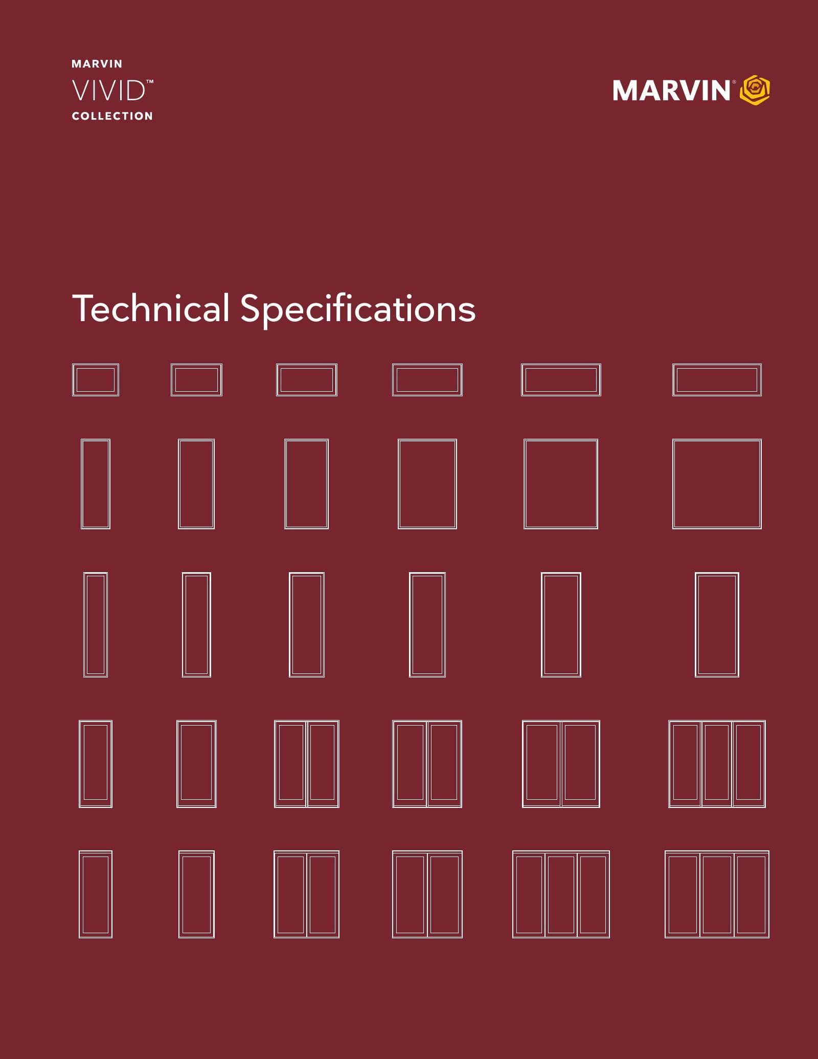 Marvin Vivid Windows Technical Specifications Catalog