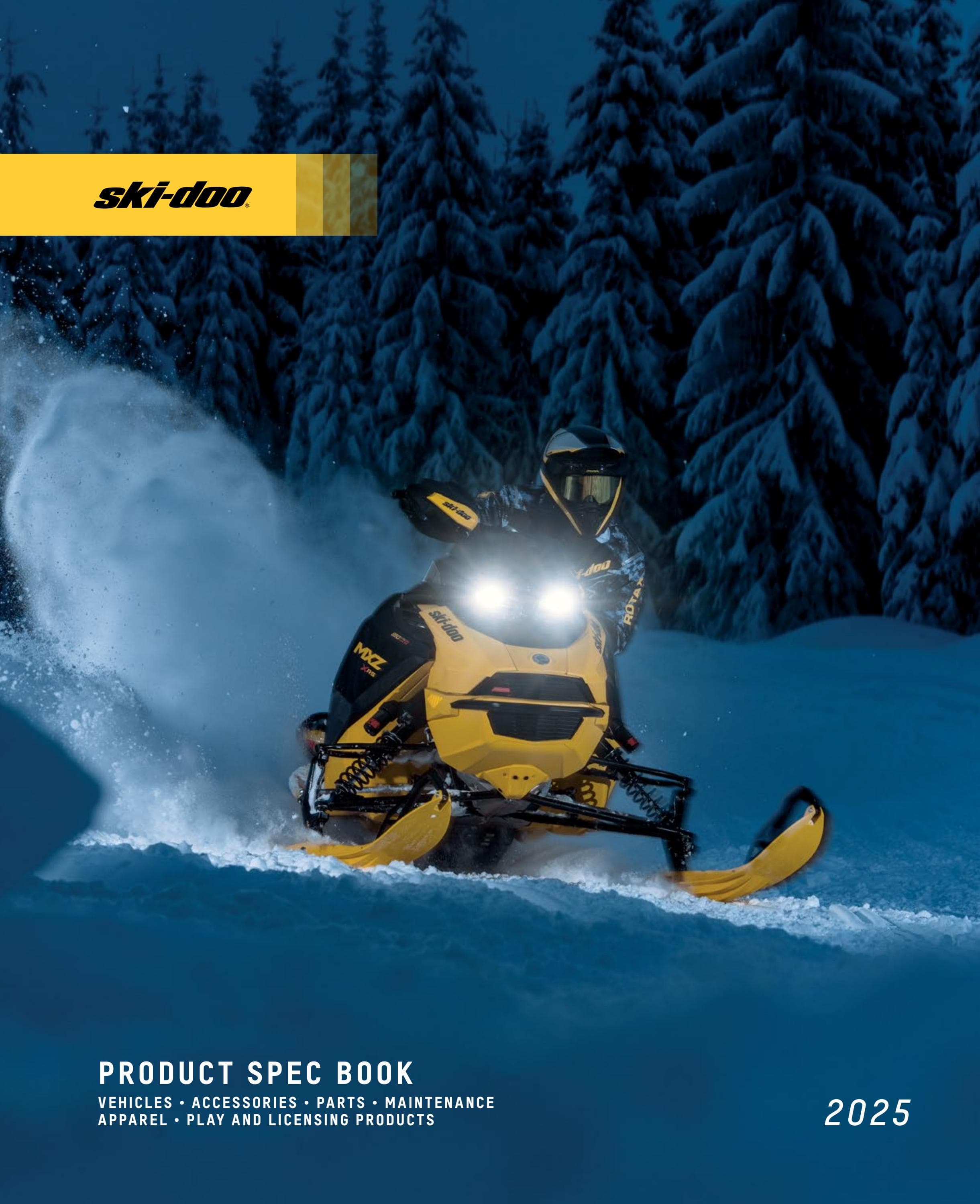 Ski-Doo 2025 Spec Book
