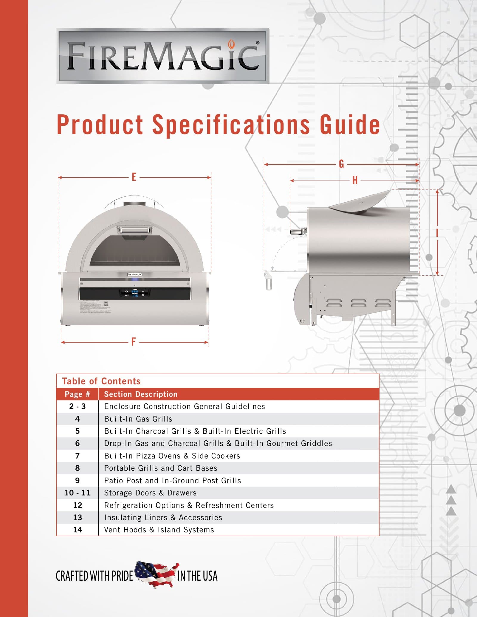 Fire Magic Product Specification Guide