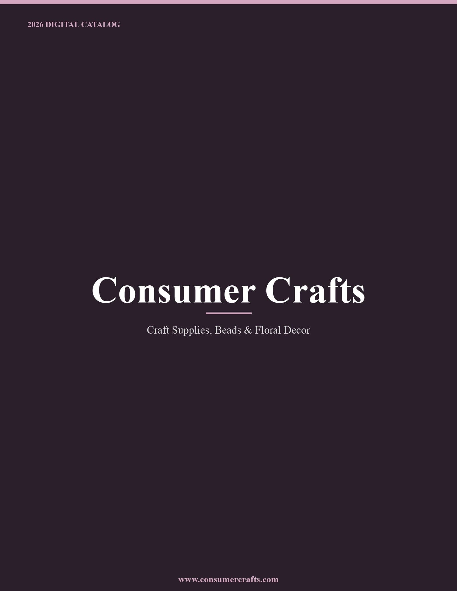 Consumer Crafts 2026 Catalog