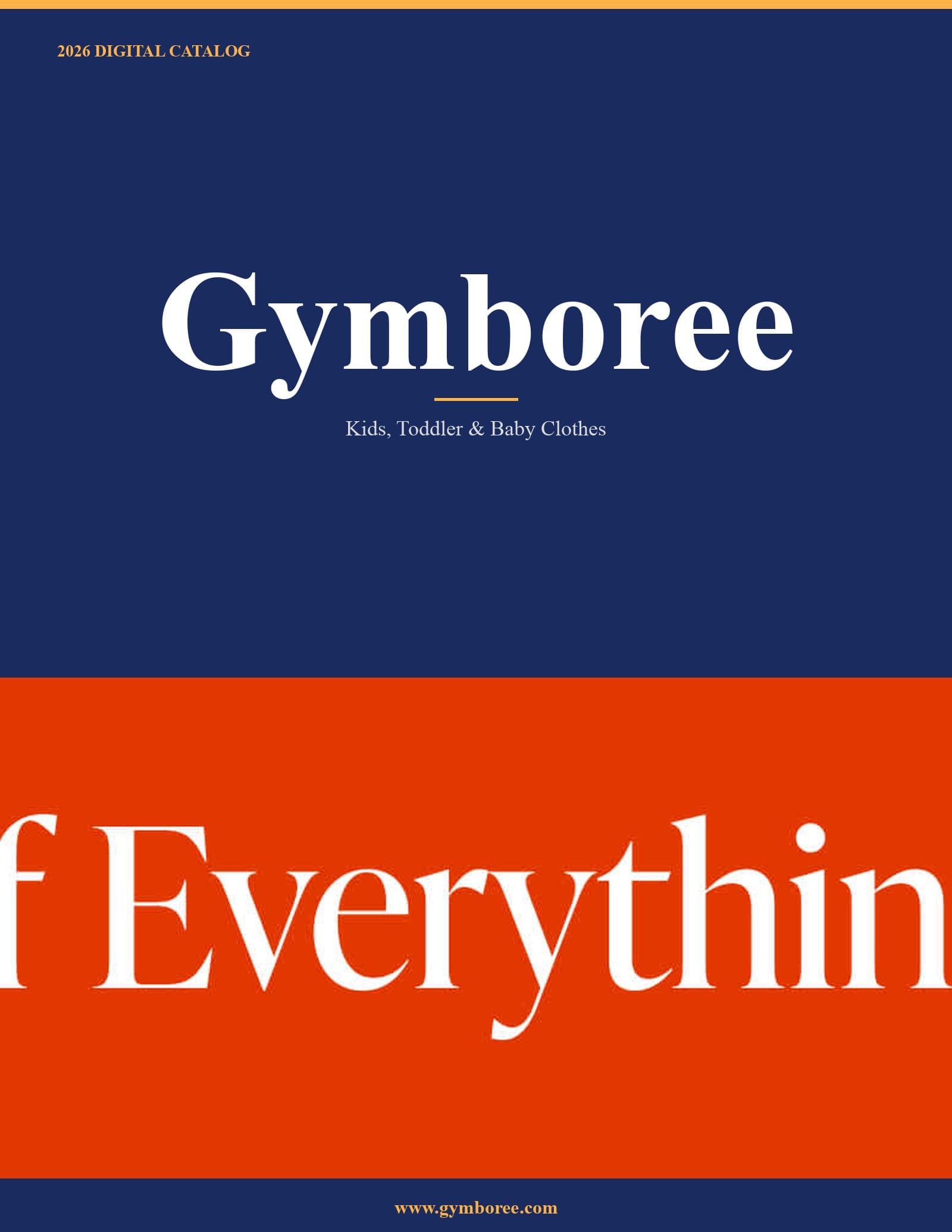 Gymboree 2026 Catalog