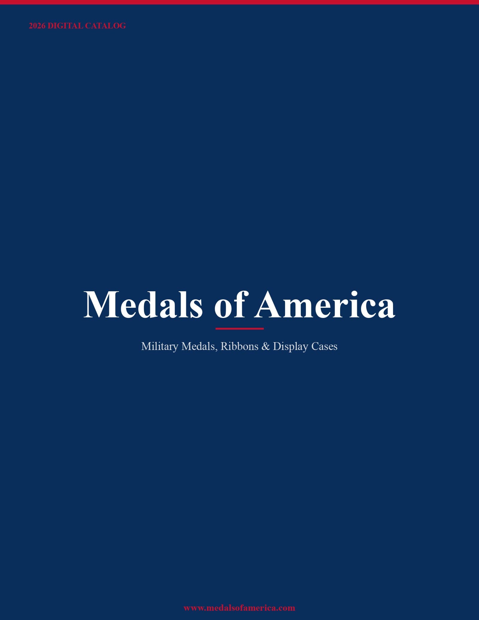 Medals of America 2026 Catalog