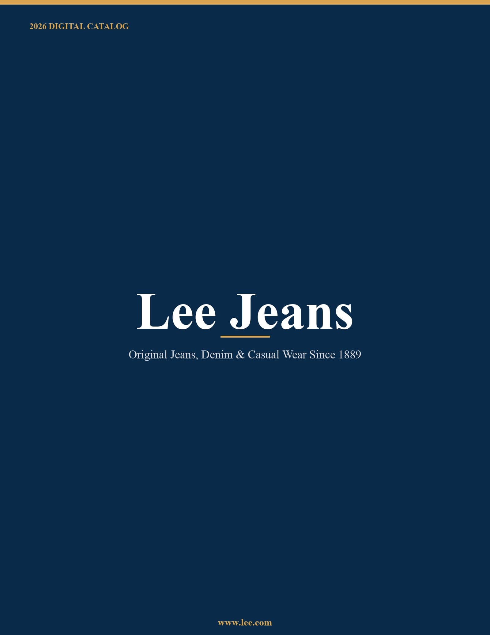 Lee Jeans 2026 Catalog
