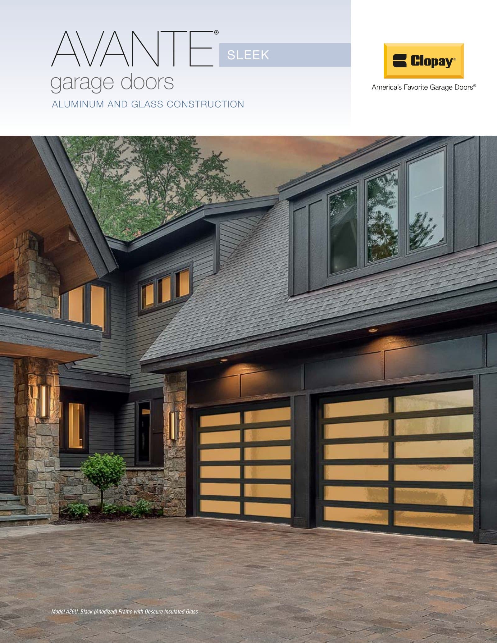 Clopay Avante Architectural Aluminum & Glass