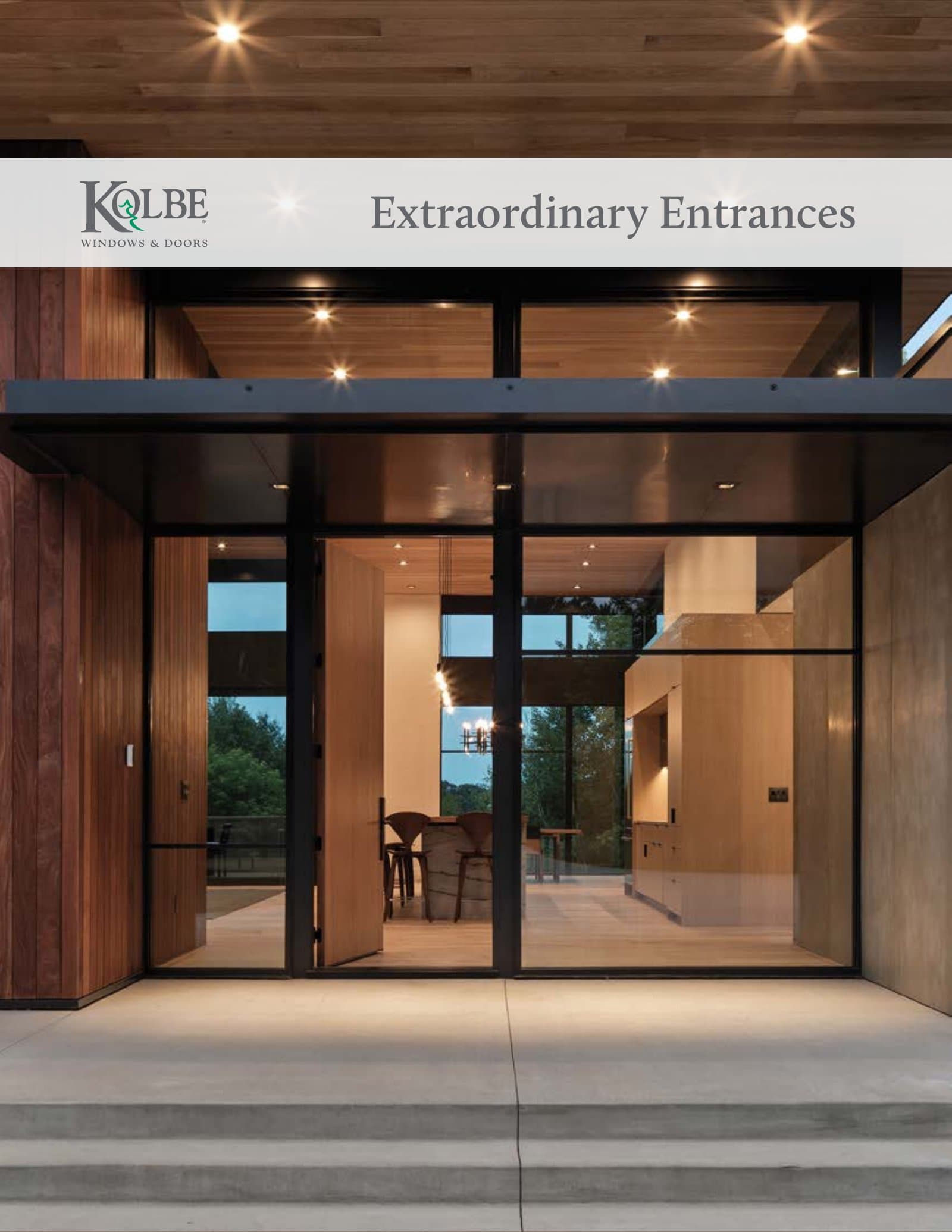 Kolbe Extraordinary Entrances Entrance Door Brochure