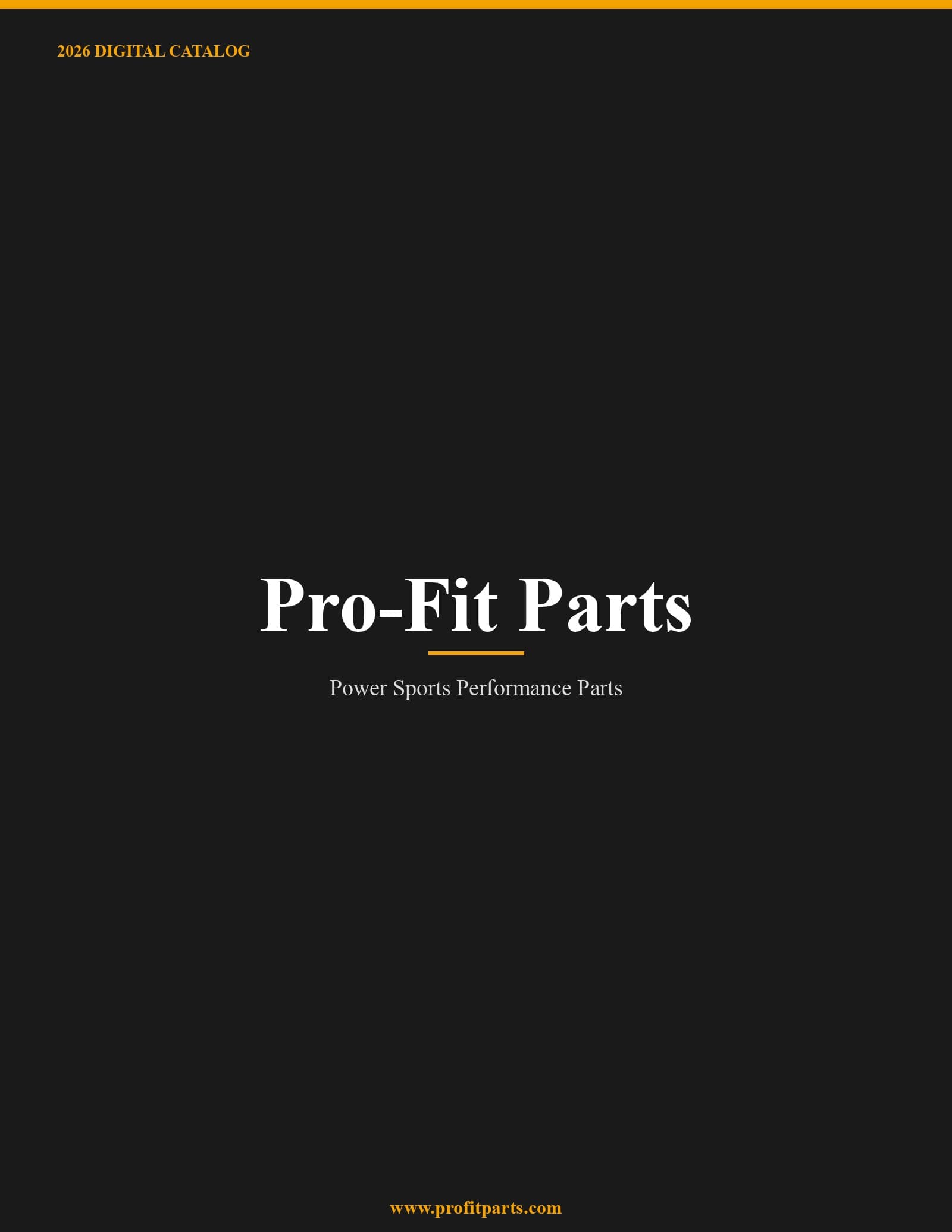 Pro-Fit Parts 2026 Catalog
