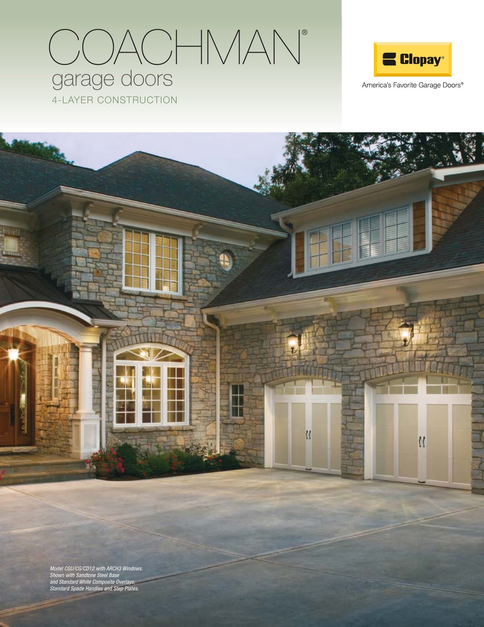 Clopay Coachman Insulated Steel Carriage House