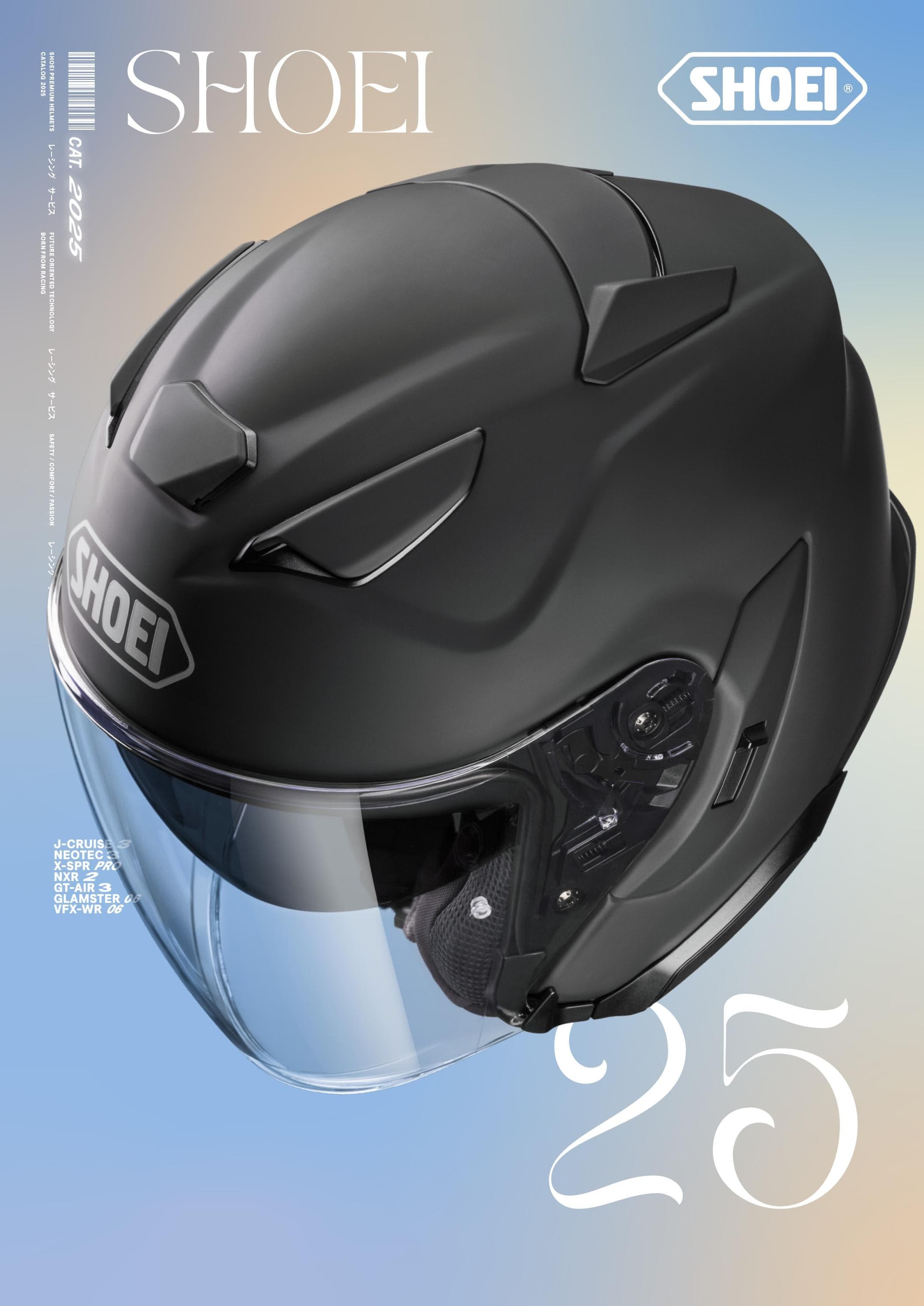 SHOEI 2025 Helmet Catalogue