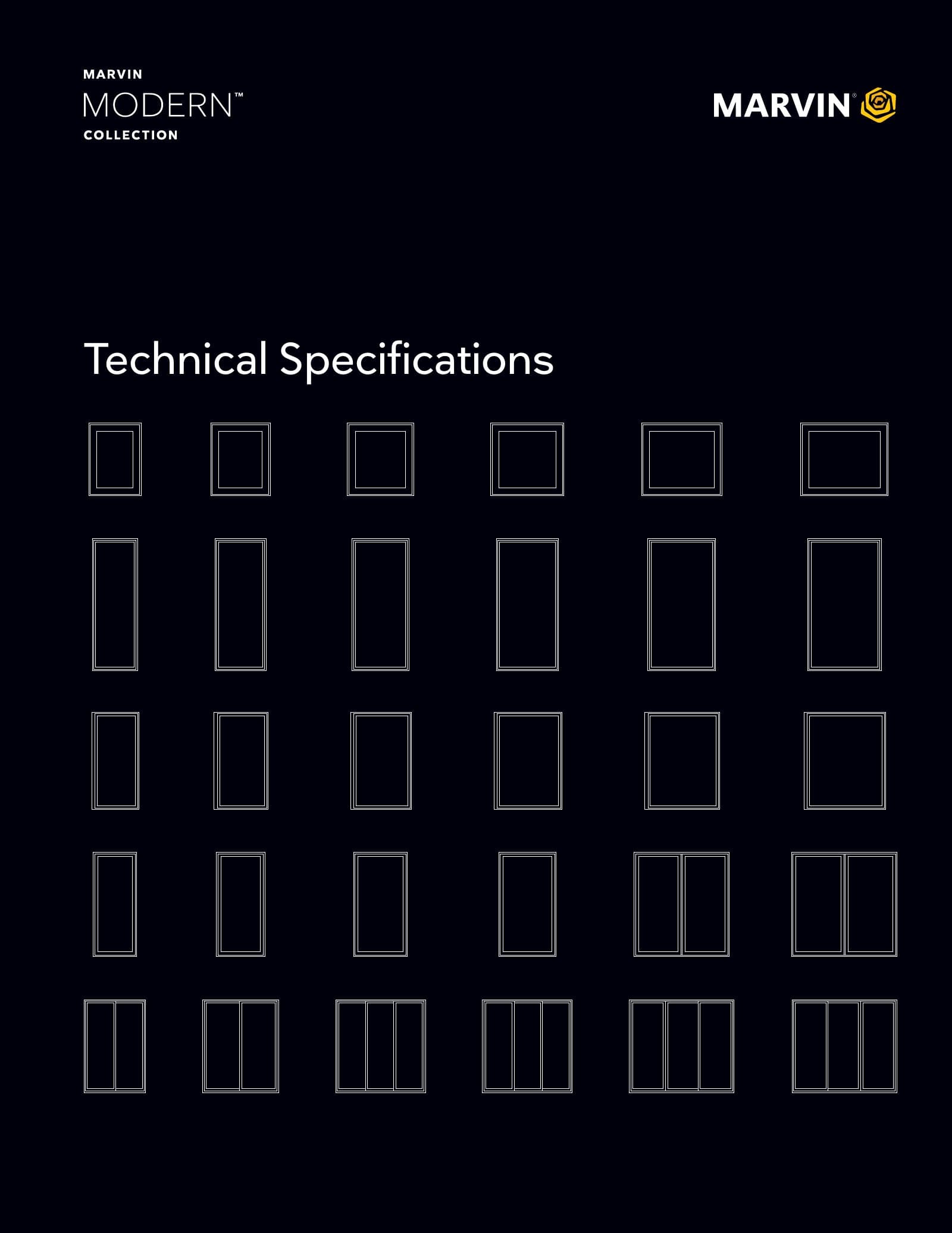 Marvin Modern Windows December 2025 Technical Catalog