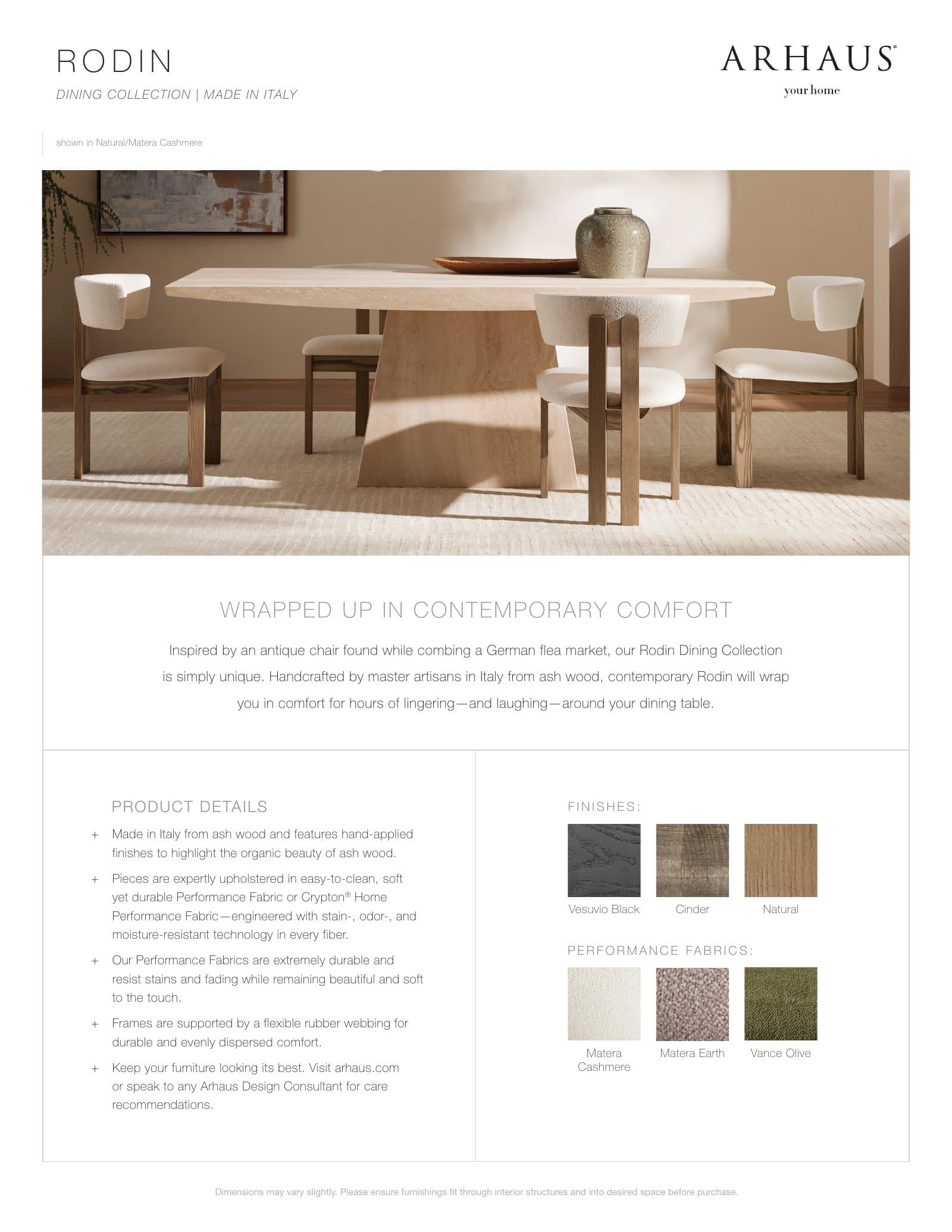 Arhaus Rodin Sofa Lookbook