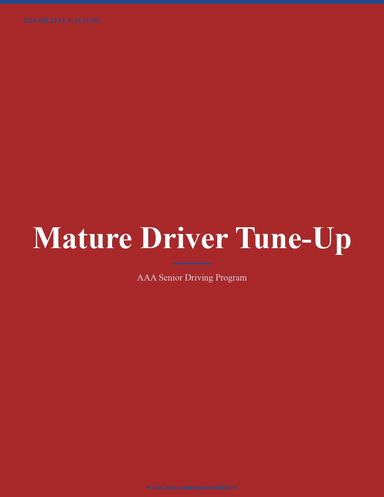 Mature Driver Tune-Up 2026