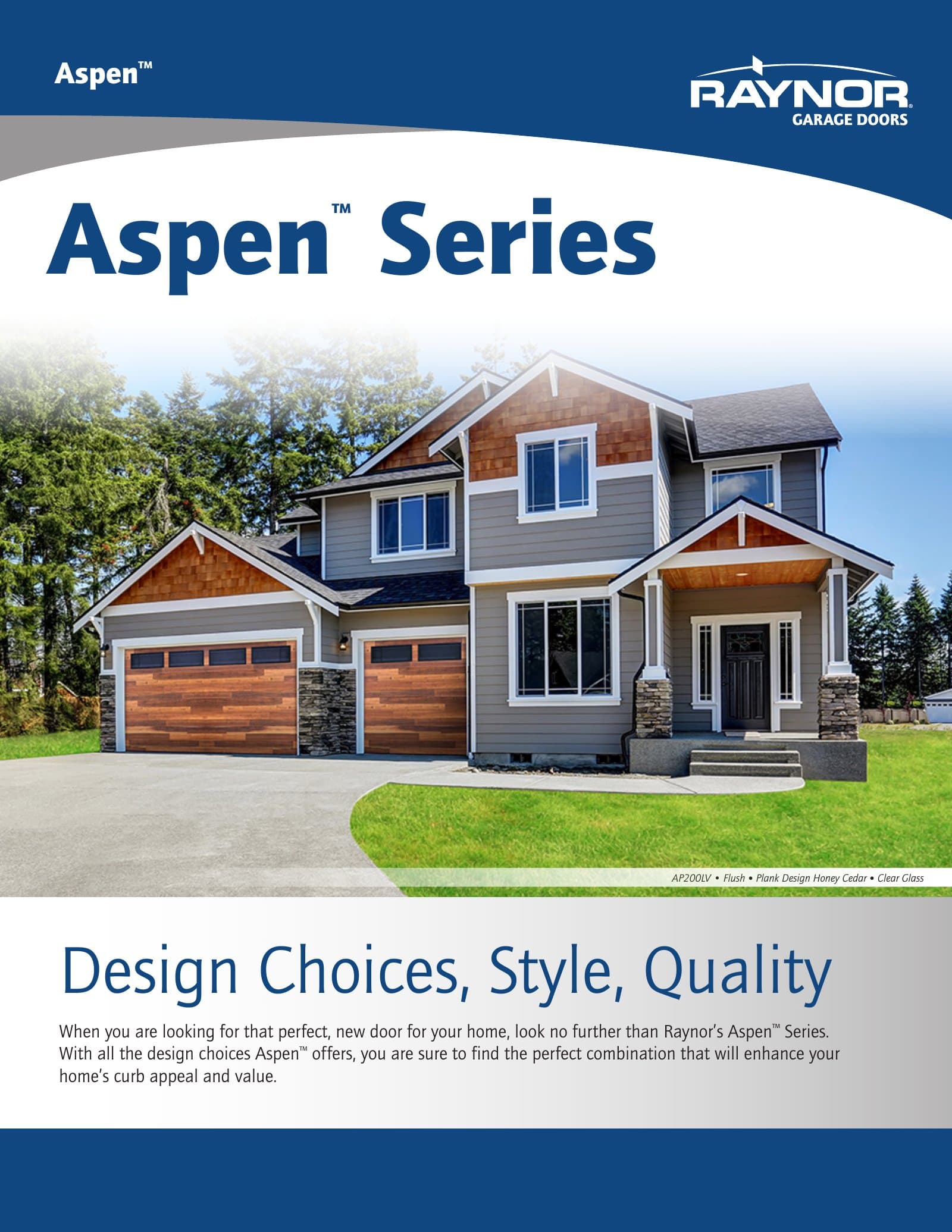 Raynor Aspen Series Garage Doors
