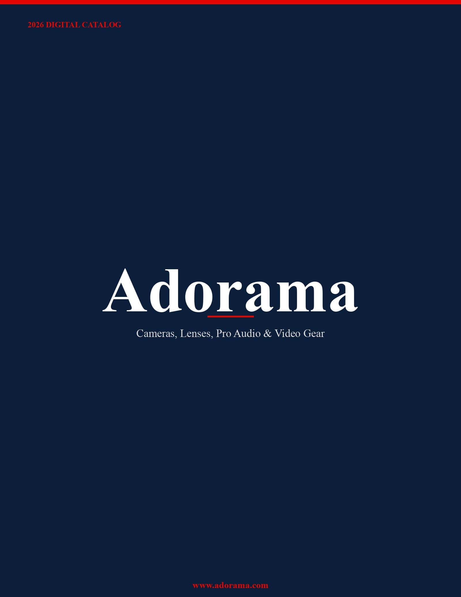 Adorama 2026 Catalog