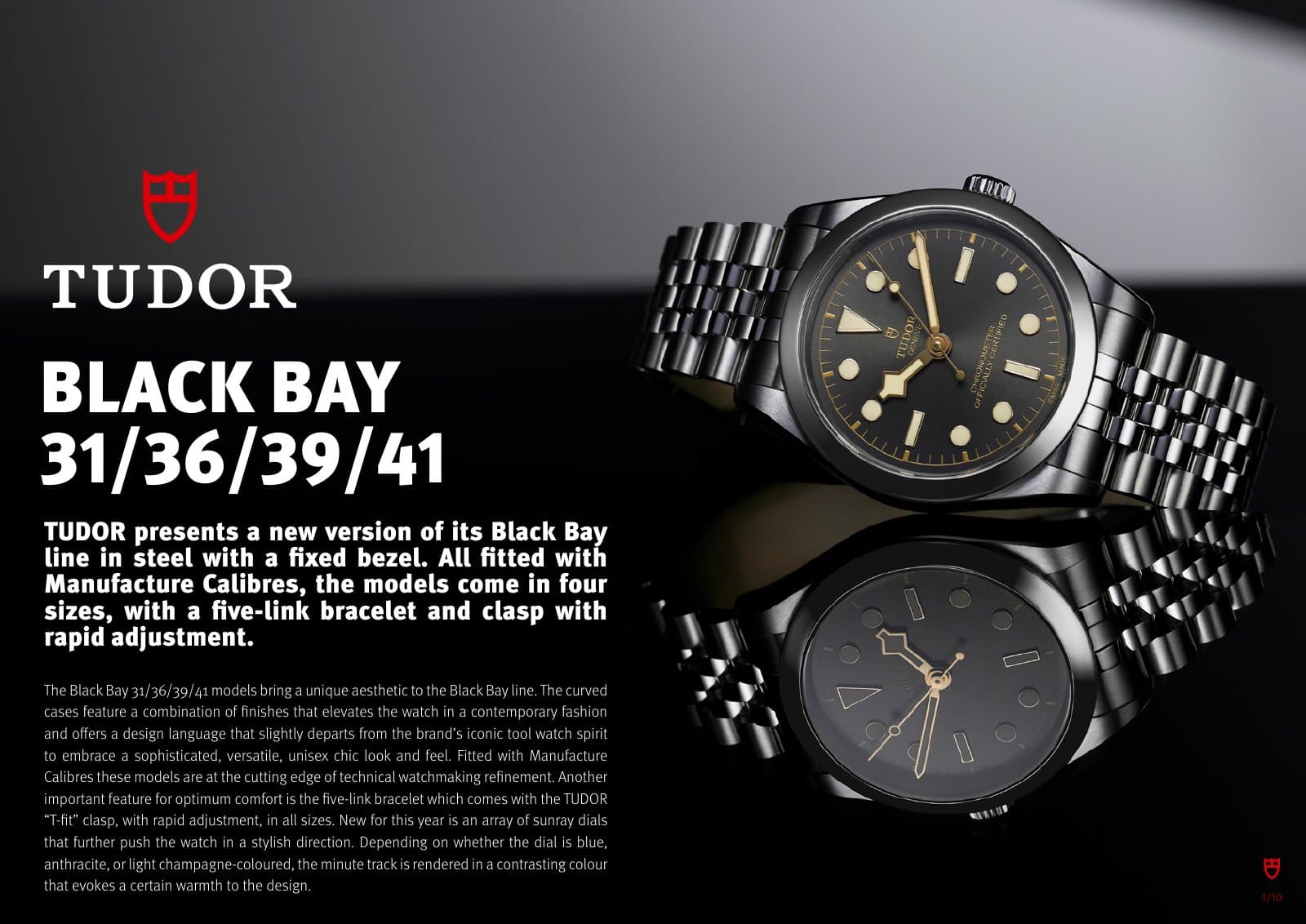 Tudor Black Bay 31, 36, 39 & 41 Press Kit