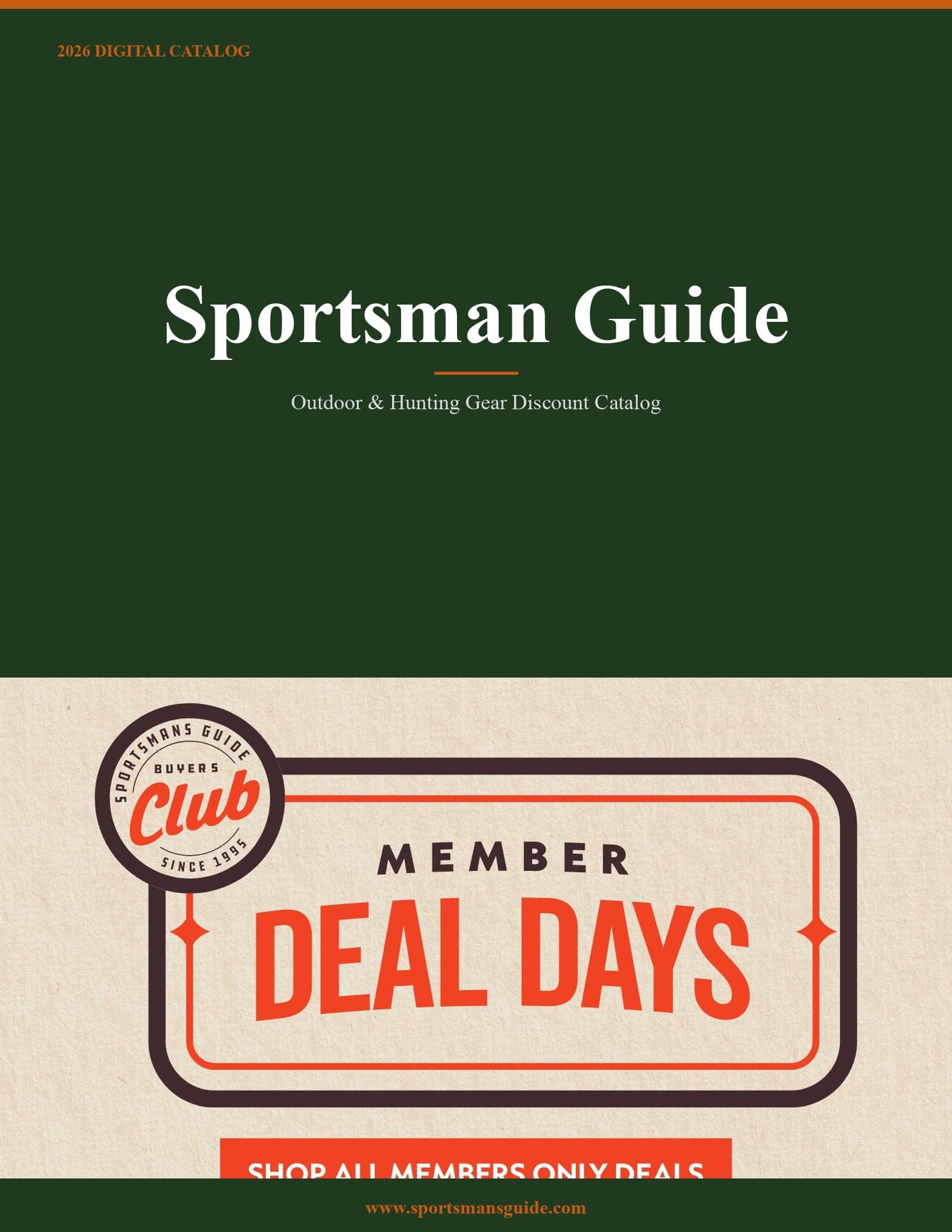 Sportsman Guide 2026 Catalog