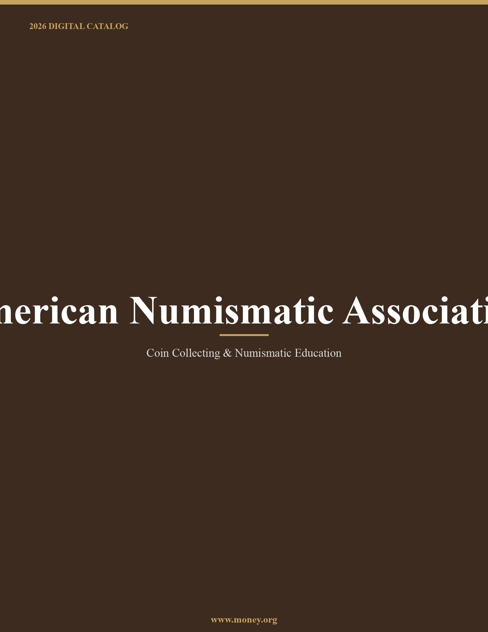 American Numismatic Association 2026 Catalog