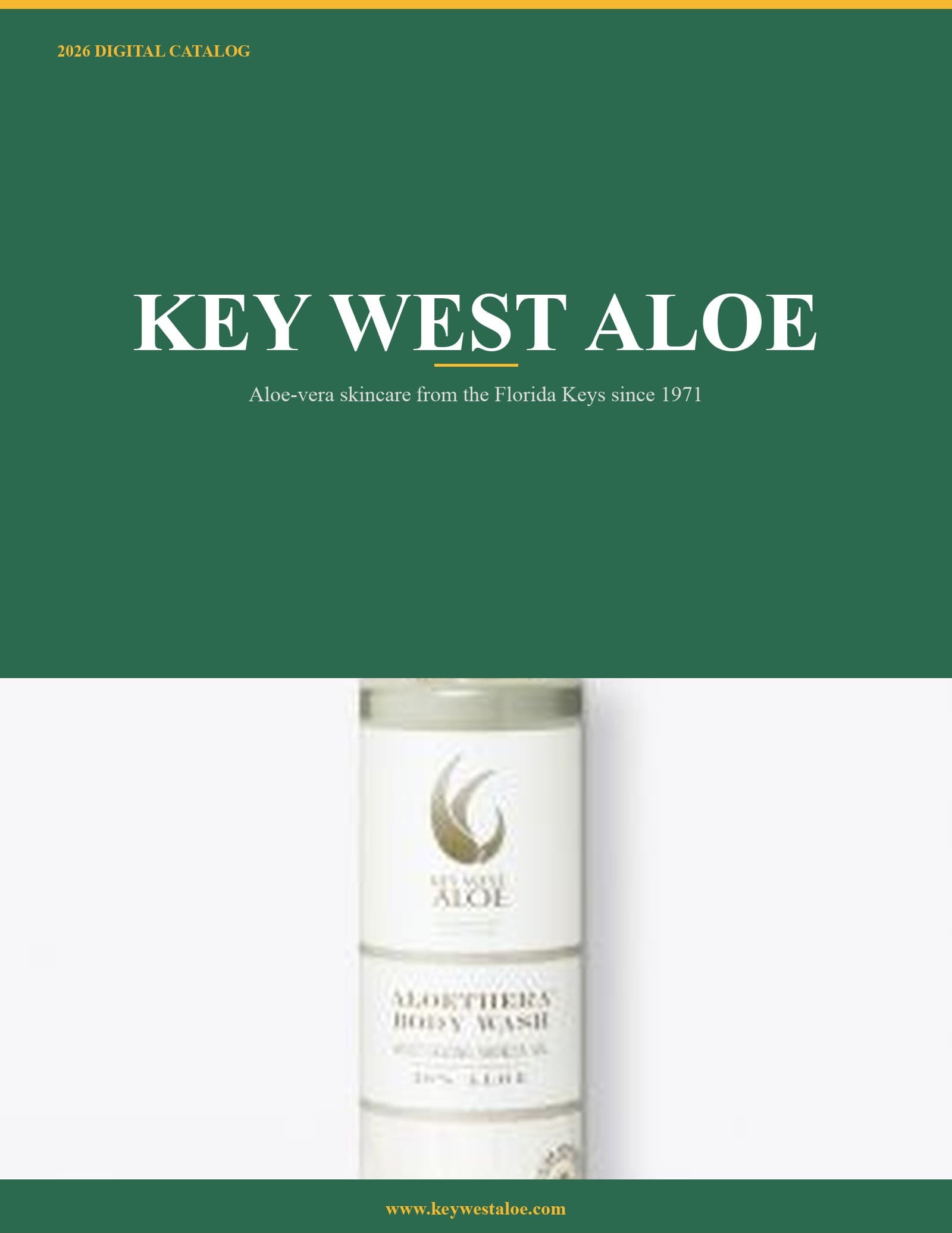 KEY WEST ALOE 2026 Catalog