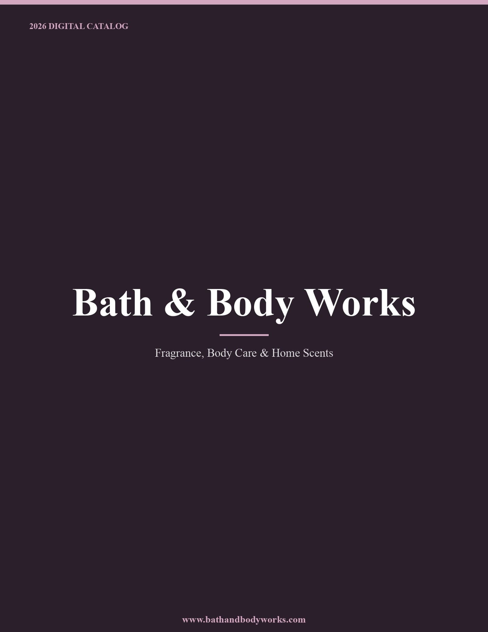 Bath & Body Works 2026 Catalog