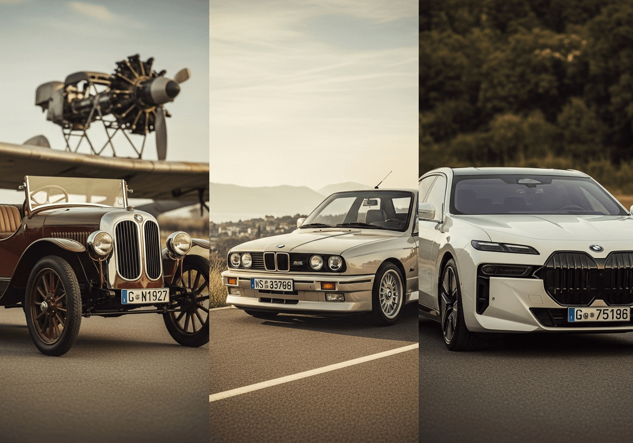 A Brief History of BMW: From Aircraft Engines to Electric Sedans
