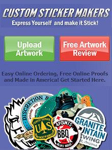 Design and print your own stickers at Custom Sticker Maker