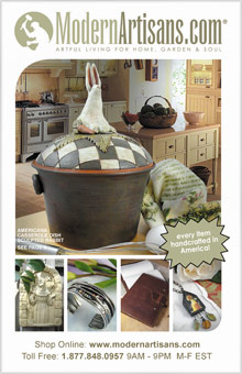 Modern Artisans: modern accents for home and garden
