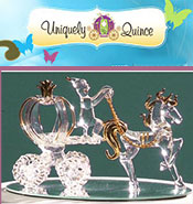 Image of supplies for quinceanera from Uniquely Quince catalog