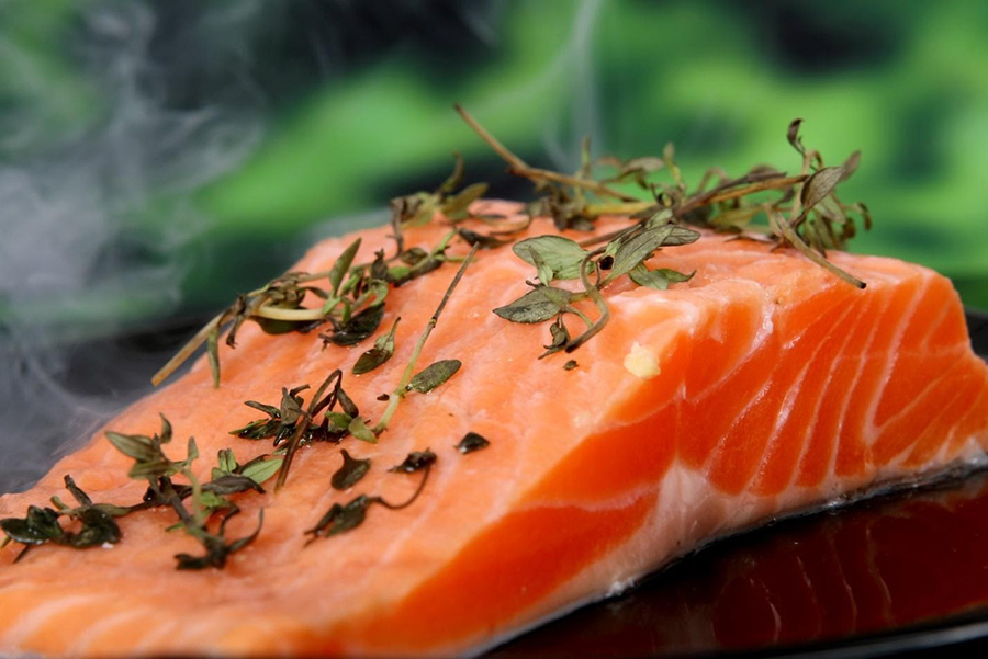 Salmon Fillet with Herbs