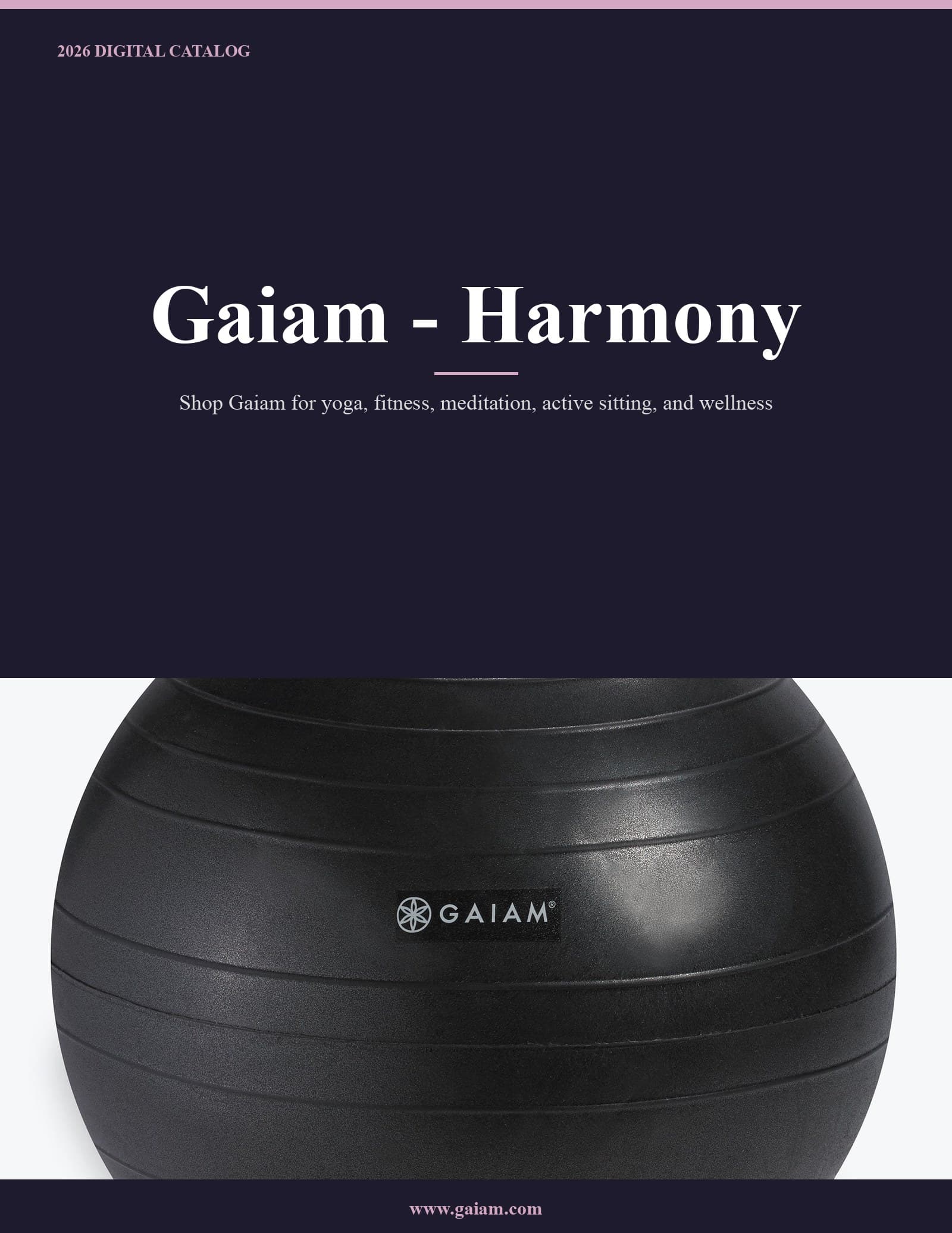 Gaiam - Harmony 2026 Catalog