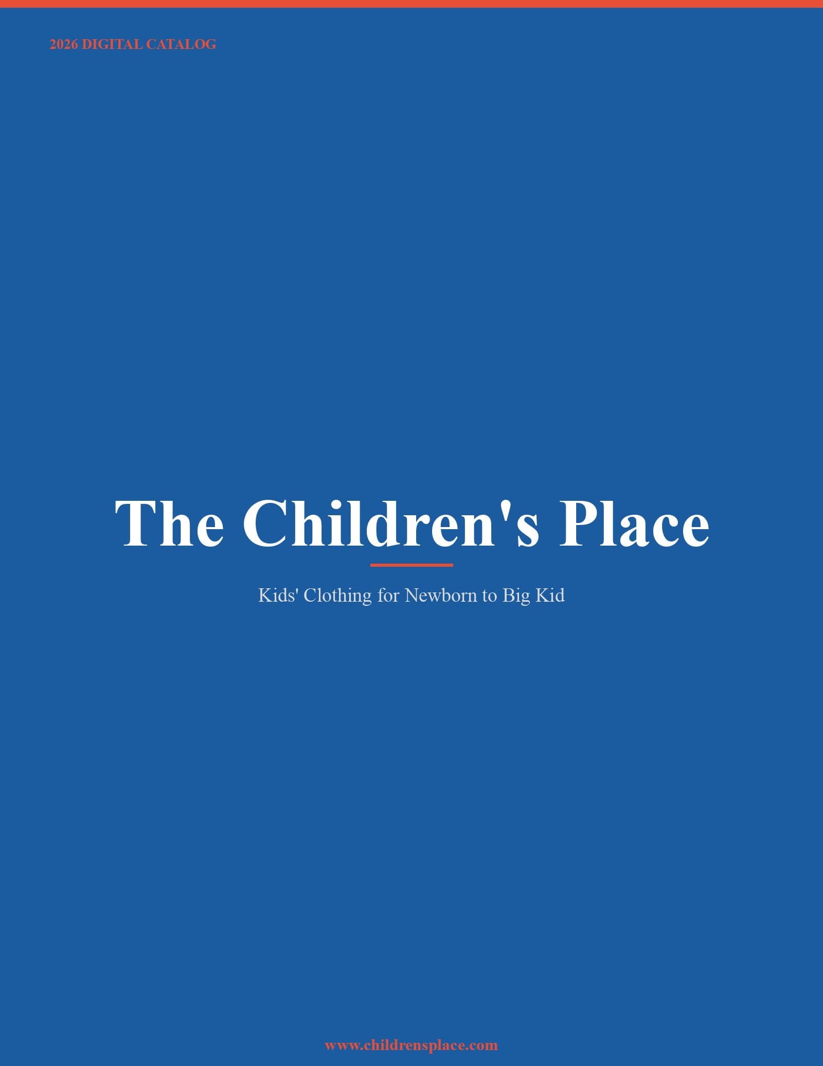 The Children's Place 2026 Catalog